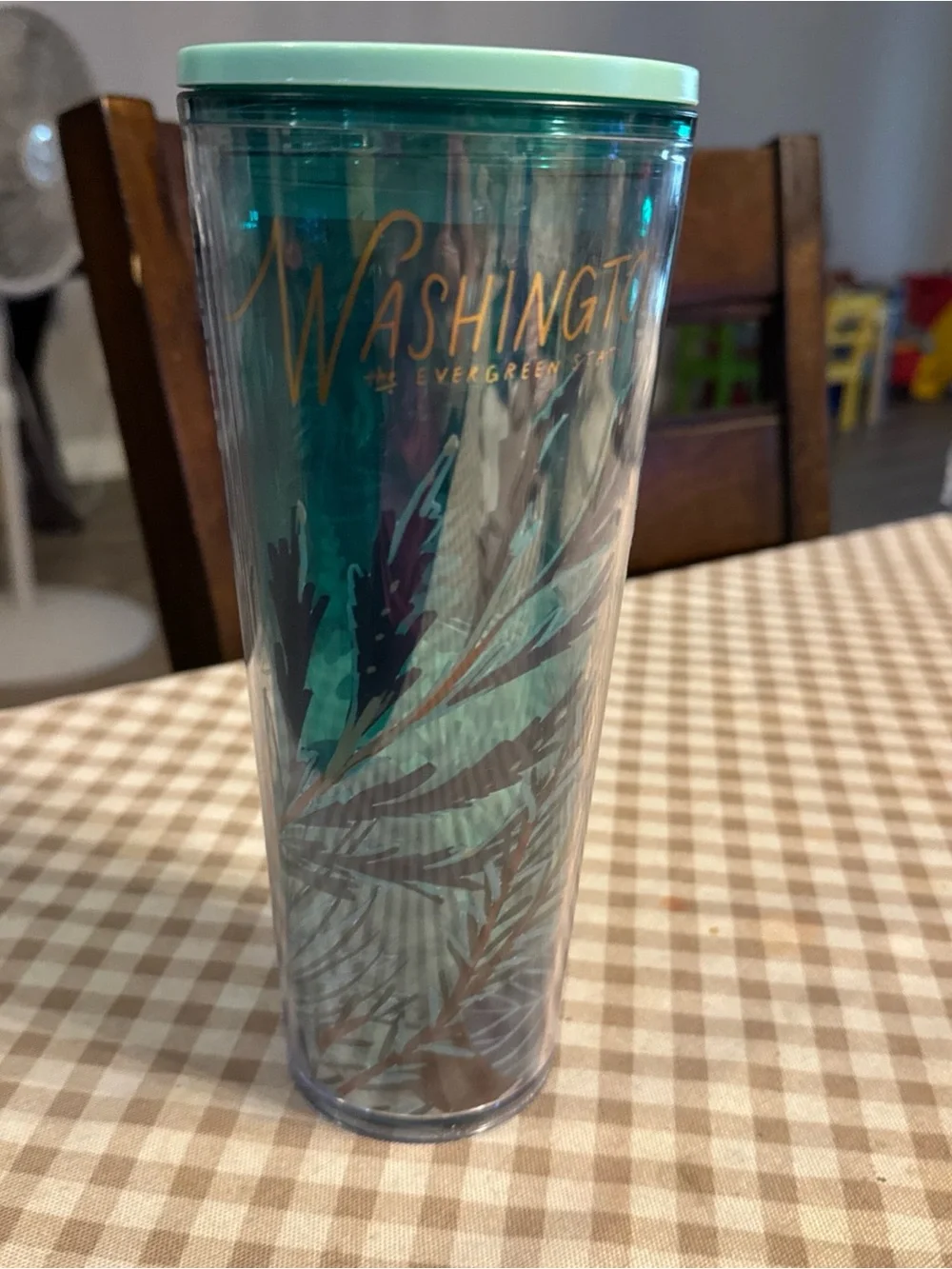 Starbucks tumbler ever green state Washington